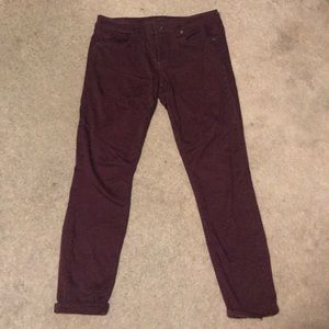 Maroon Arizona Skinny Jeans